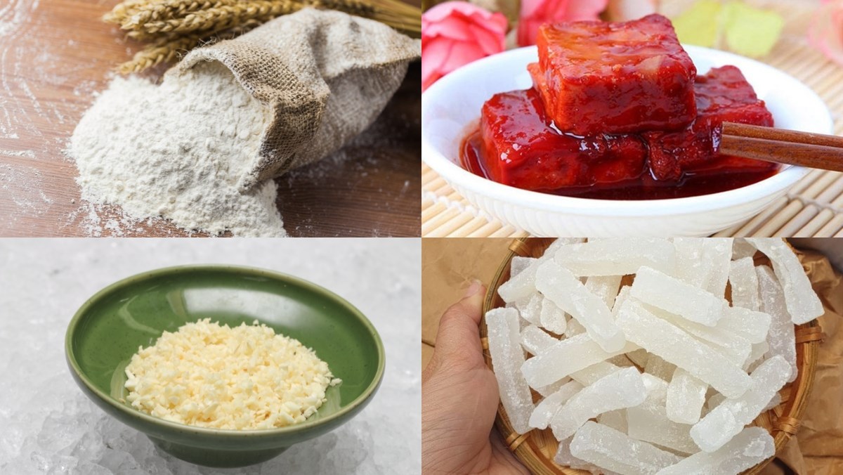 Nguyên liệu làm bánh chao