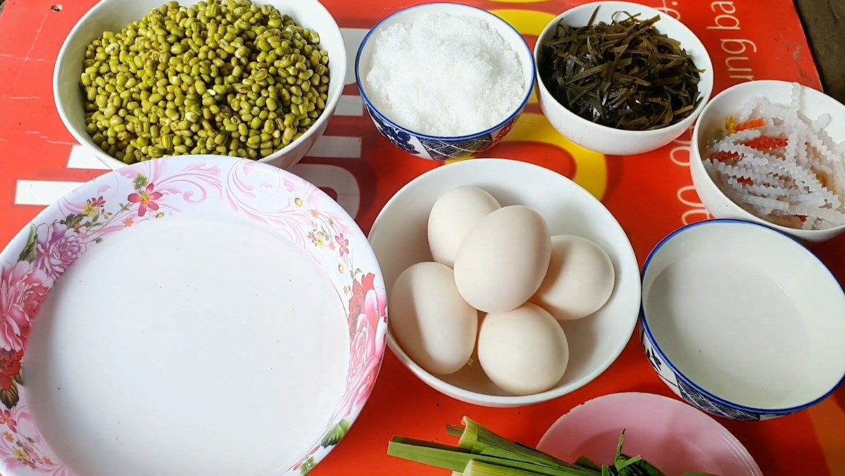 Nguyên liệu nấu chè hột vịt