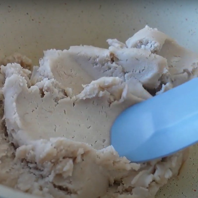 Bước 3 Làm nhân khoai môn Bánh trung thu mochi khoai môn trứng muối