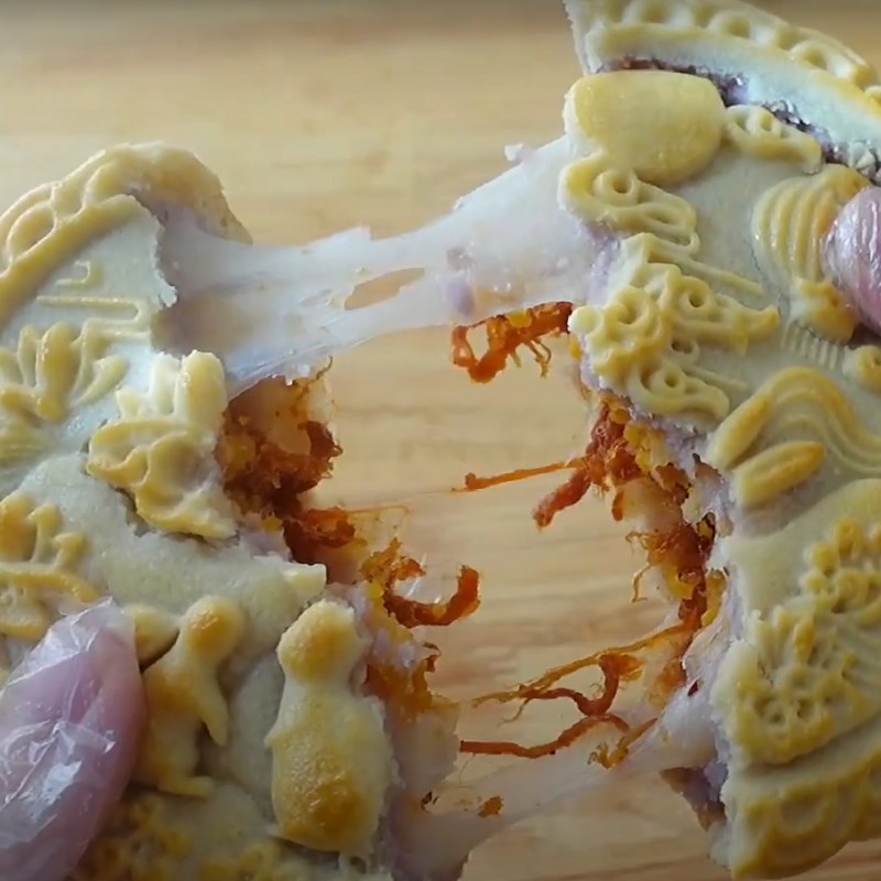 Bước 8 Thành phẩm Bánh trung thu mochi khoai môn trứng muối
