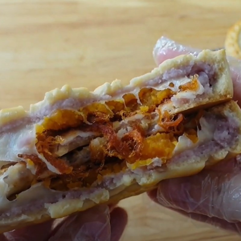 Bước 8 Thành phẩm Bánh trung thu mochi khoai môn trứng muối