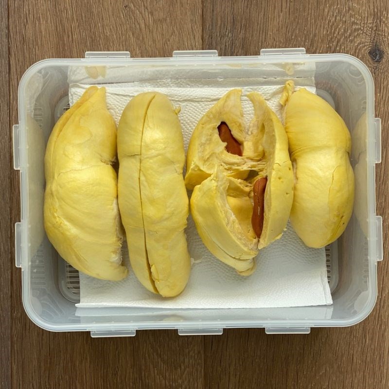 Bước 1 Tách múi sầu riêng Sầu riêng sượng nướng