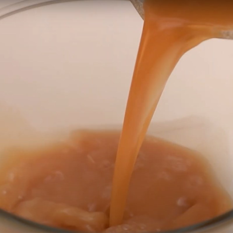 Bước 1 Đun chảy đường thốt nốt Bánh thốt nốt nướng bằng nồi chiên không dầu