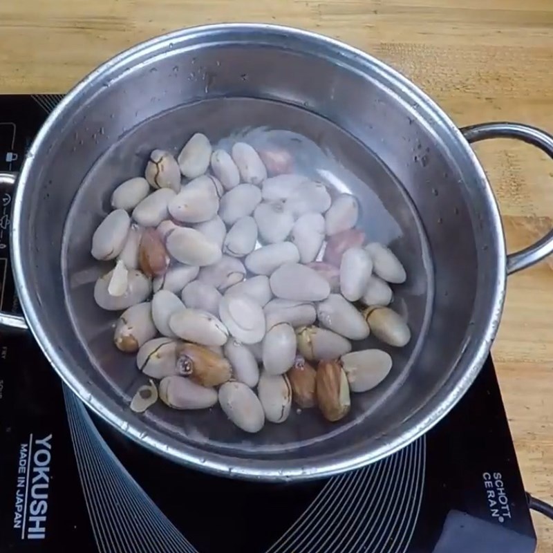 Bước 2 Luộc hạt mít Mít hông