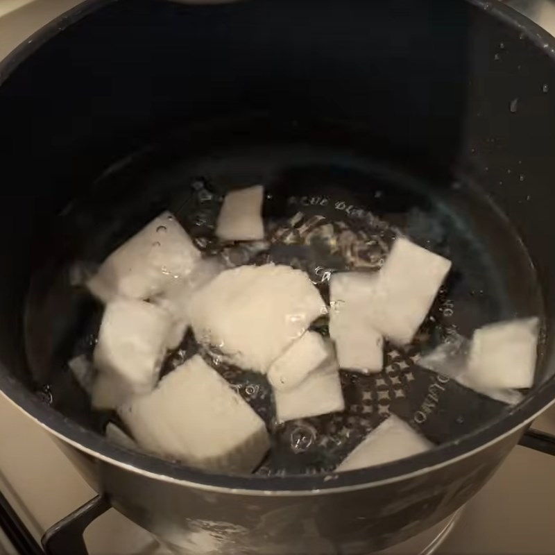 Bước 3 Nấu súp miso thịt viên Súp miso thịt viên