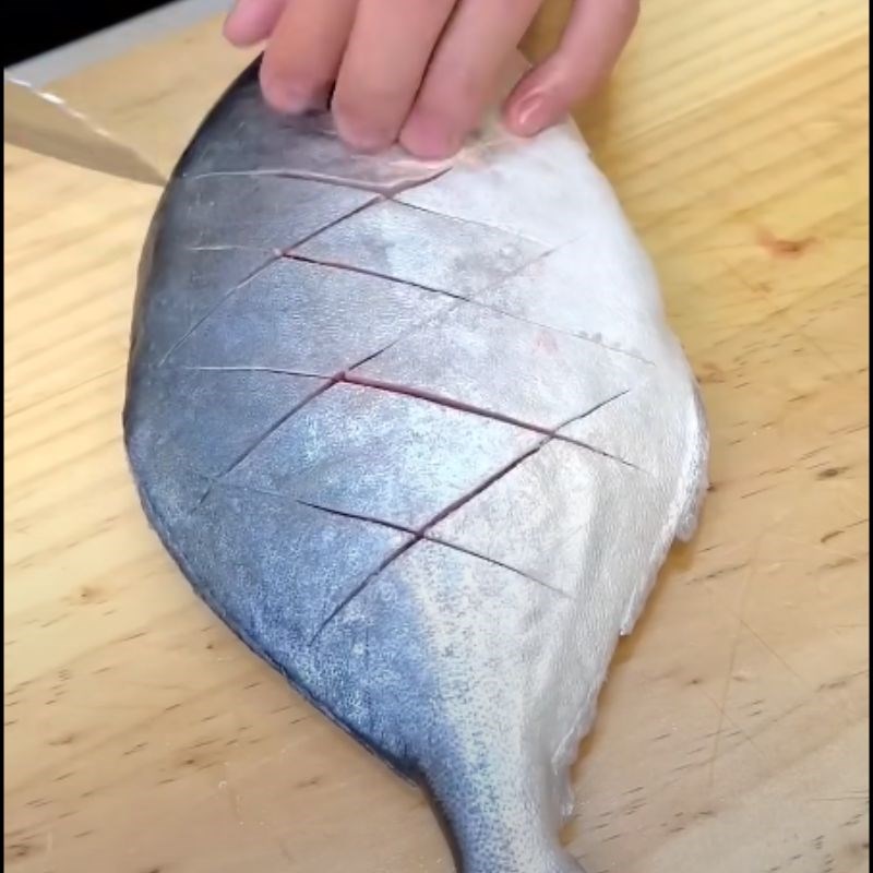 Bước 1 Sơ chế cá bánh lái Cá bánh lái nướng