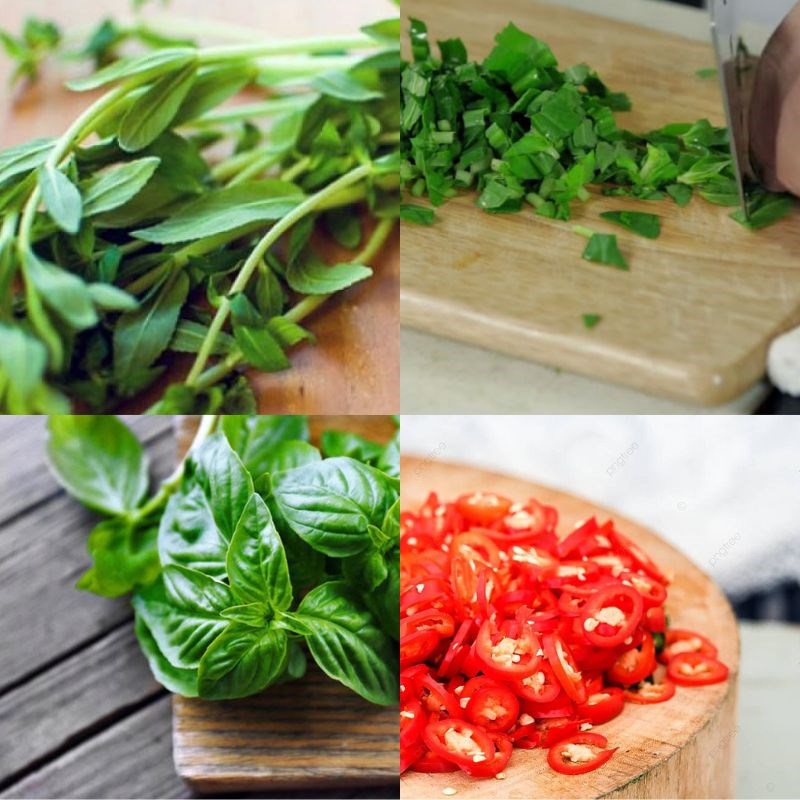 Bước 2 Sơ chế các loại rau Canh chua cay cá hố tươi