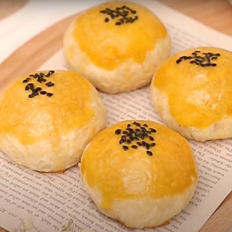 Bước 8 Thành phẩm Bánh trung thu lava ngàn lớp