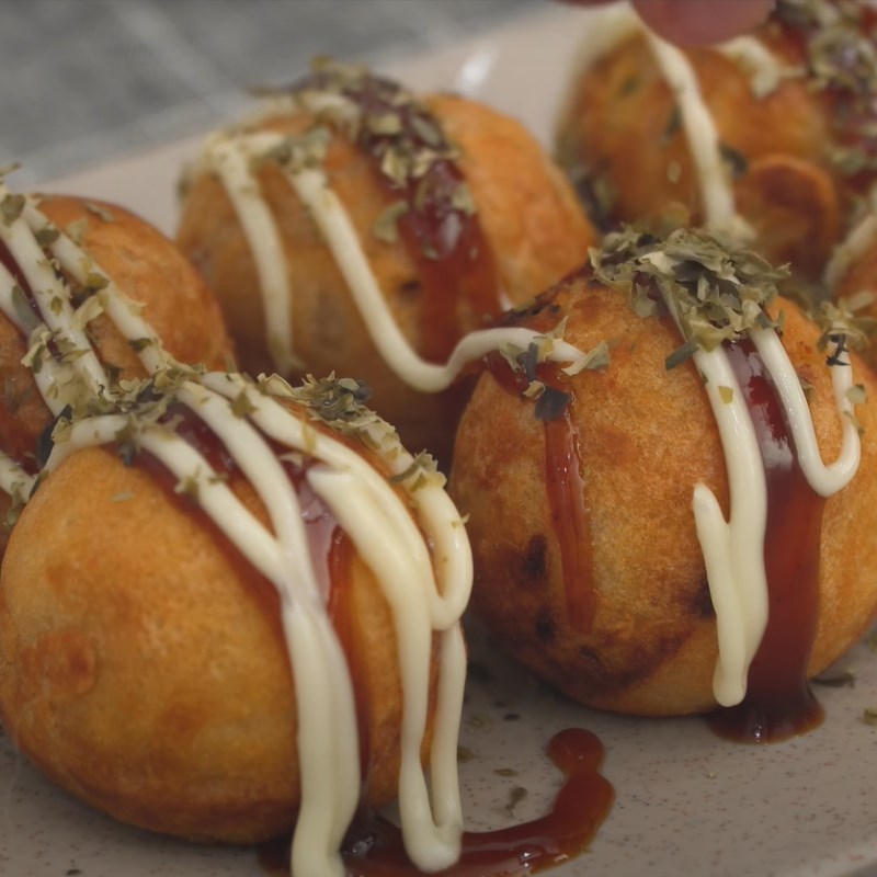 Bước 5 Thành phẩm Bánh bạch tuộc takoyaki