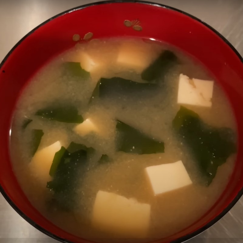 Bước 3 Thành phẩm Súp miso đậu hũ rong biển