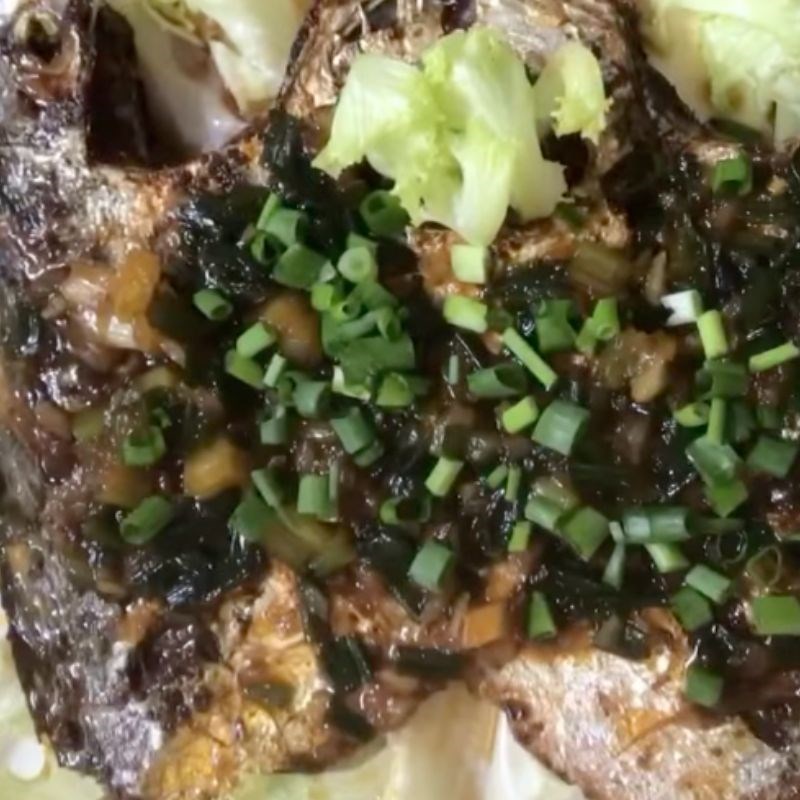 Bước 4 Trình bày Cá bánh lái chiên