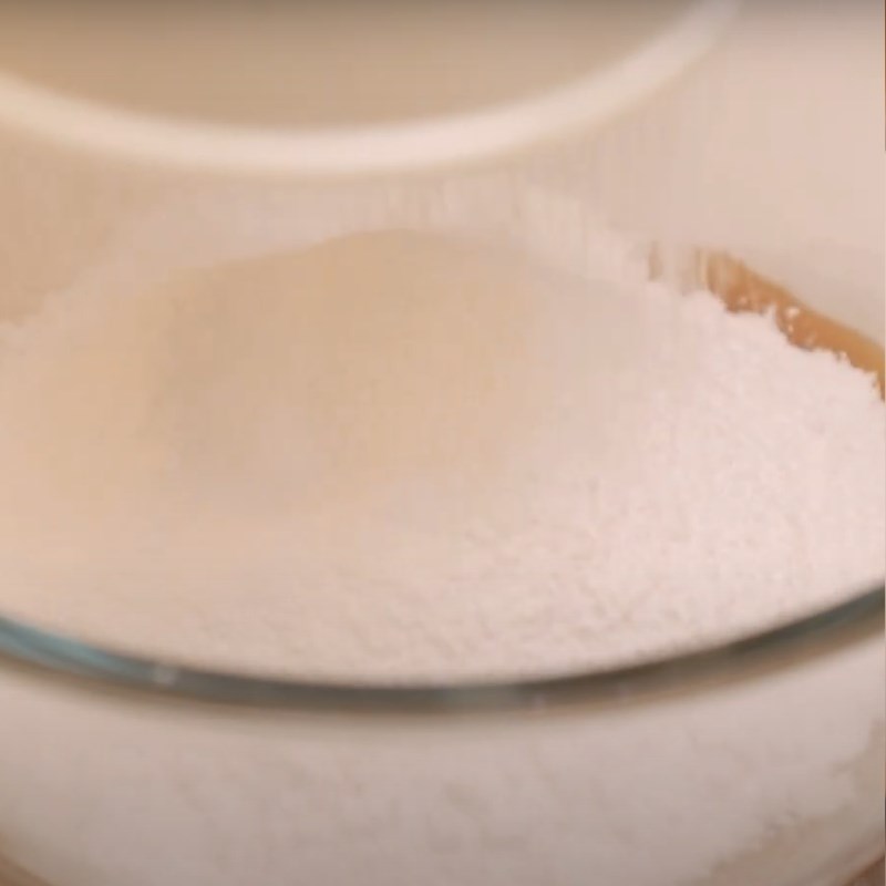 Bước 2 Trộn bột Bánh thốt nốt nướng bằng nồi chiên không dầu