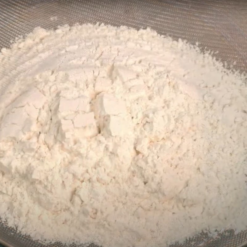 Bước 2 Trộn bột bánh Bánh bò bông đường thốt nốt