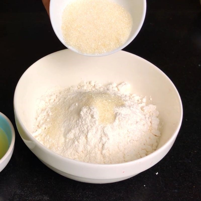 Bước 8 Trộn bột làm vỏ bánh Bánh pía trứng muối