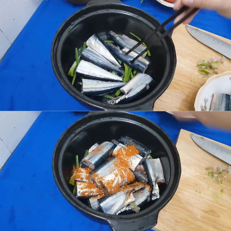 Bước 2 Ướp cá thu đao Cá thu đao sốt cà
