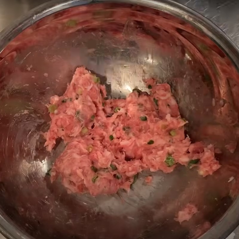 Bước 2 Ướp thịt Súp miso thịt viên