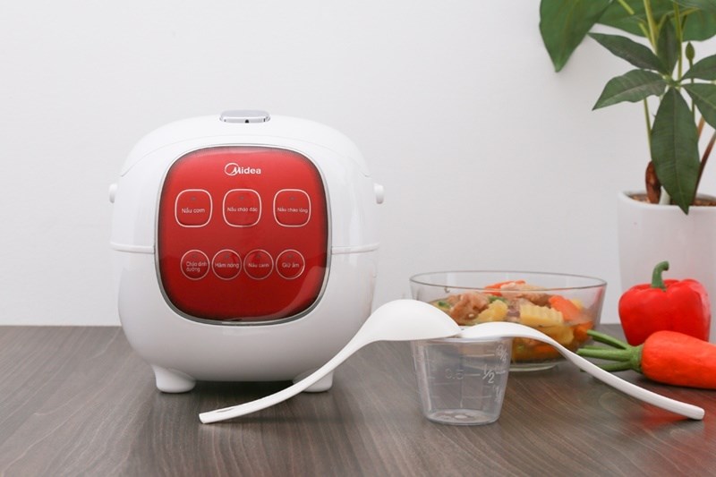 Nồi cơm điện tử Midea 0.6 l&iacute;t MB-FS1617