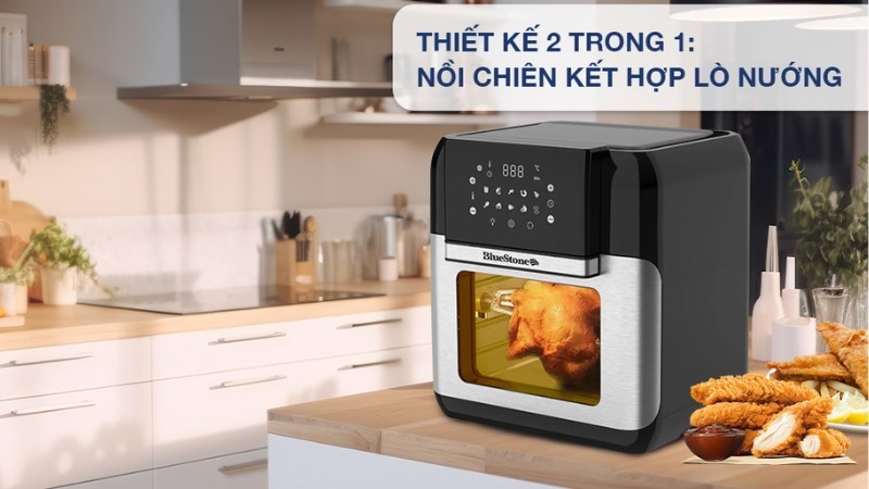 L&ograve; chi&ecirc;n kh&ocirc;ng dầu BlueStone AFB-5888 10 l&iacute;t