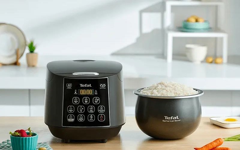 Nồi cơm điện tử Tefal 1.8 lít Delirice Plus RK776B68