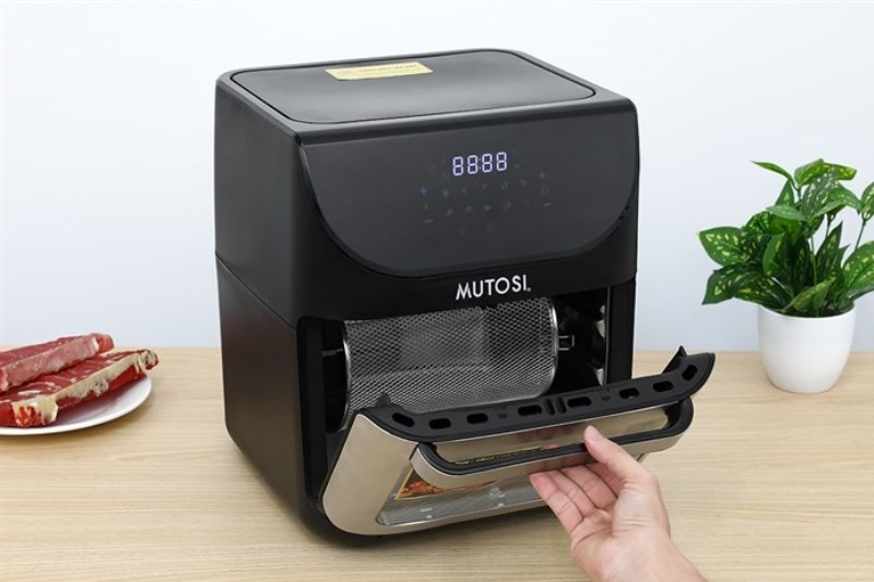 L&ograve; chi&ecirc;n kh&ocirc;ng dầu Mutosi MF-T891 12 l&iacute;t