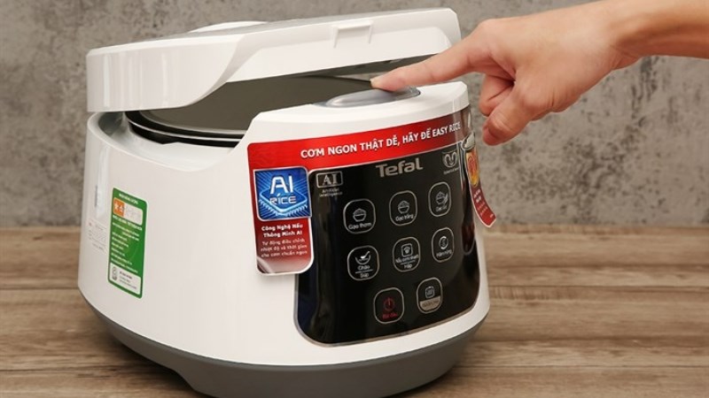 Nồi cơm điện tử Tefal 1 l&iacute;t Easy Rice Compact RK730168