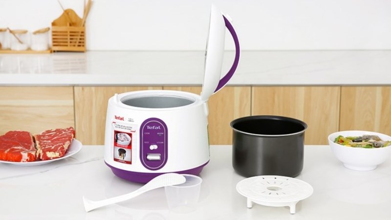 Nồi cơm nắp g&agrave;i Tefal 0.7 l&iacute;t RK224168