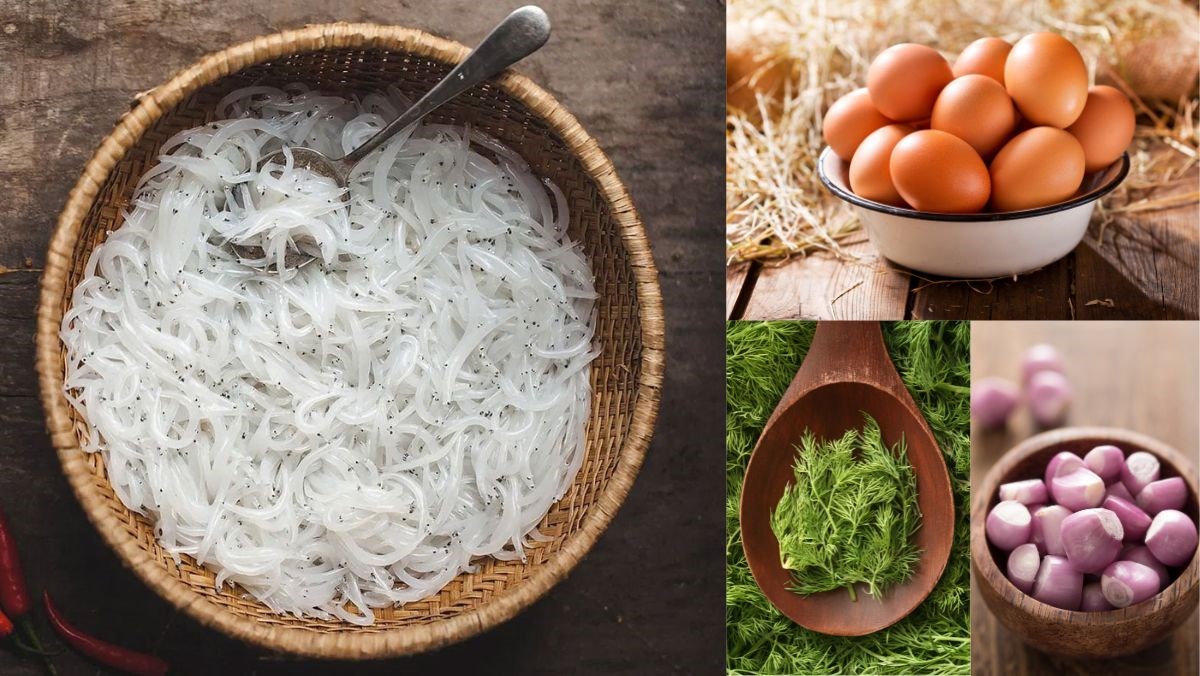 Nguyên liệu món ăn cá ngần rán trứng