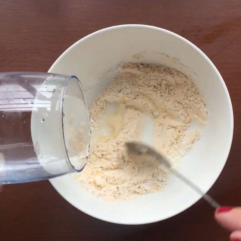 Bước 1 Làm bột ướt Cá ngần chiên giòn