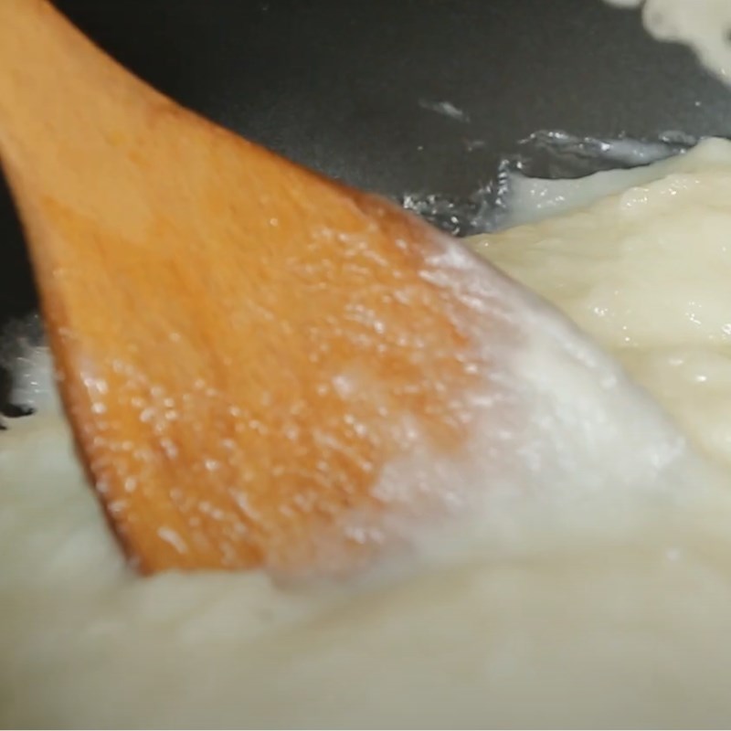 Bước 4 Nấu bột Bánh hồng truyền thống