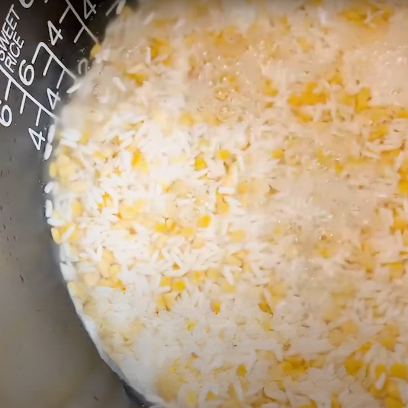 Step 1 Cook sticky rice Dry Green Sticky Rice using a rice cooker