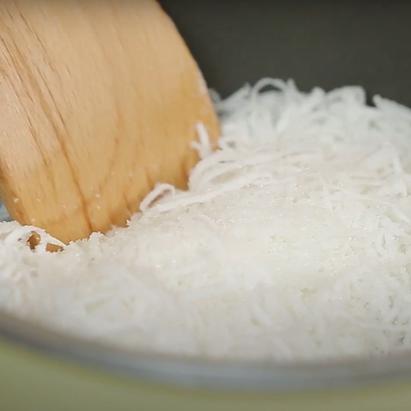 Bước 3 Sên dừa Bánh hồng truyền thống