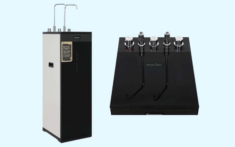 M&aacute;y lọc nước RO n&oacute;ng nguội lạnh Hydrogen Kangaroo KG11A2 11 l&otilde;i