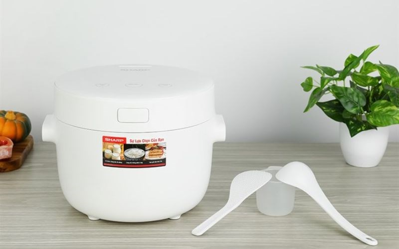 Nồi cơm điện tử Sharp 1.1 lít KS-COM110DV-WH