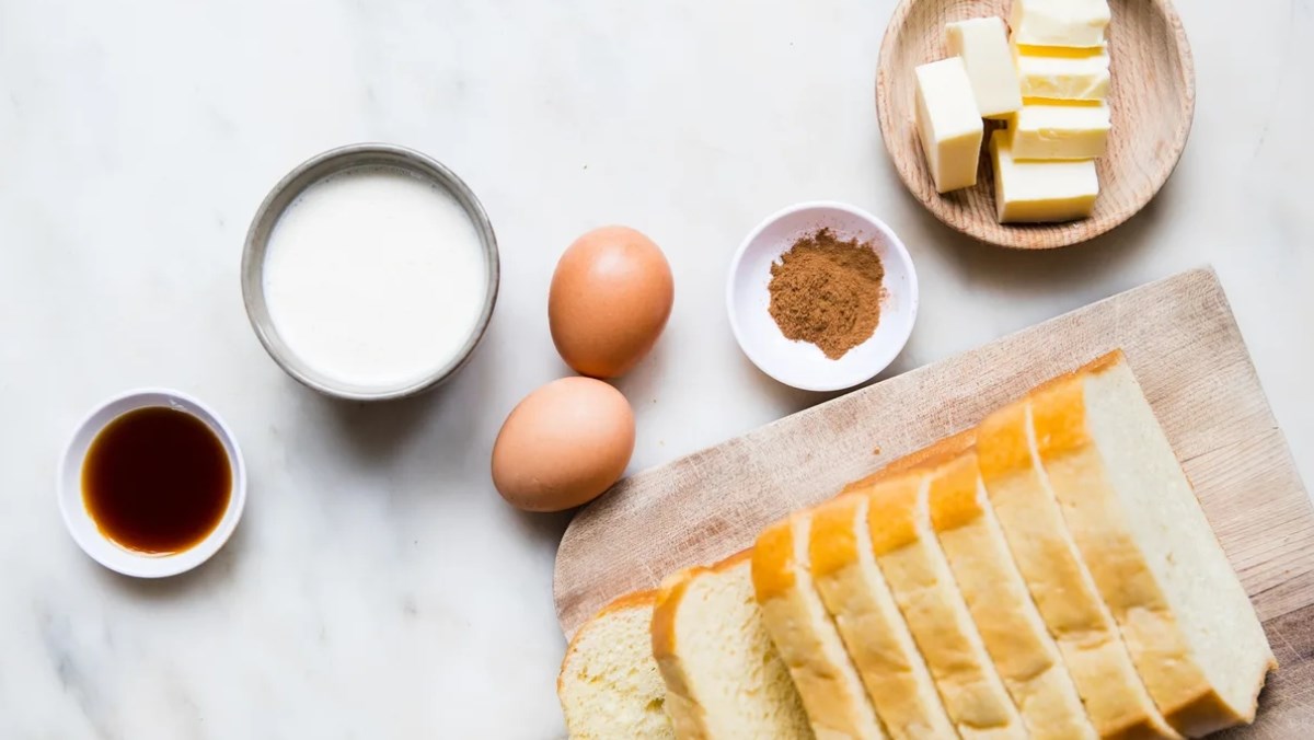 Nguyên liệu món ăn cách làm french toast
