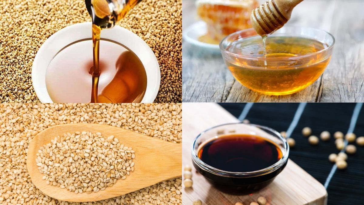 Nguyên liệu món ăn 2 cách làm nước sốt mì trộn ăn cực dính bằng chảo sâu lòng có nắp đậy