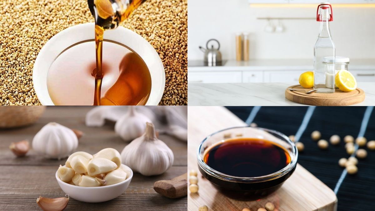 Nguyên liệu món ăn 2 cách làm nước sốt mì trộn ăn cực dính bằng chảo sâu lòng có nắp đậy