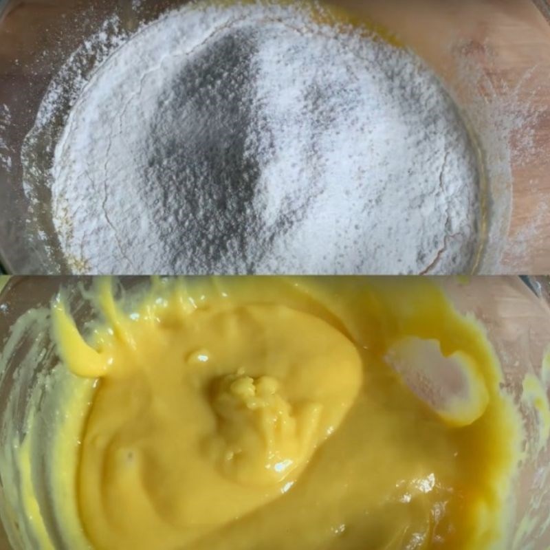 Bước 1 Làm cốt bánh Bánh sinh nhật Tiramisu
