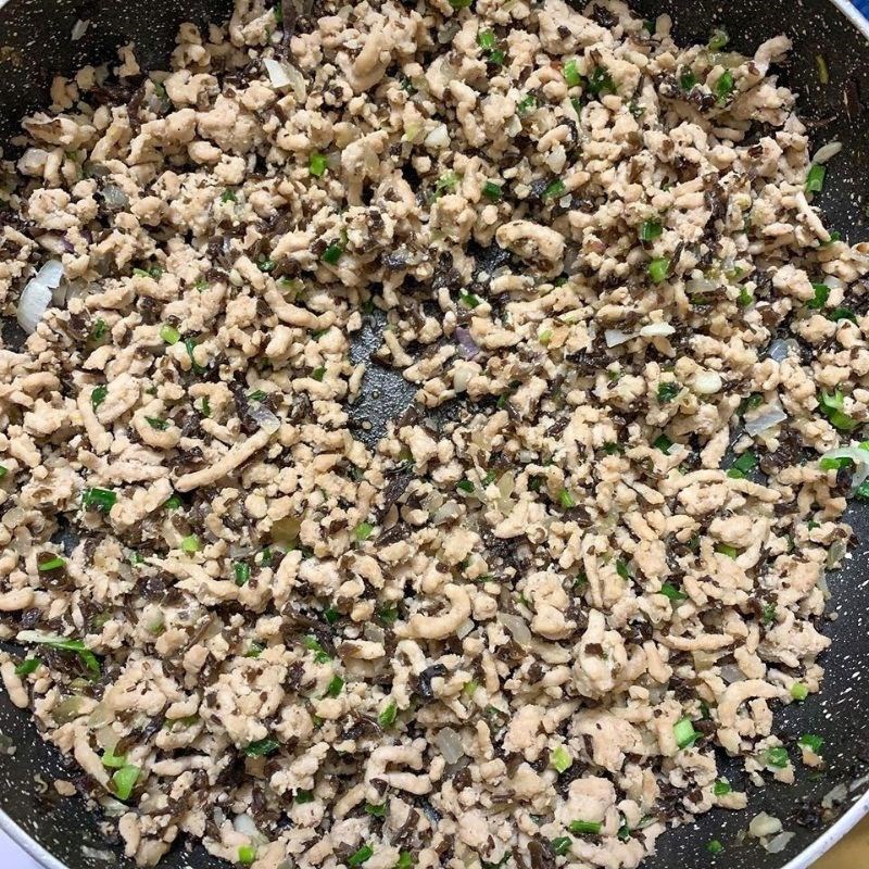 Bước 2 Làm nhân bánh Bánh cuốn Bắc
