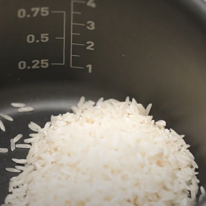 Bước 2 Nấu cháo Cháo em bé bằng nồi cơm điện tử Tefal