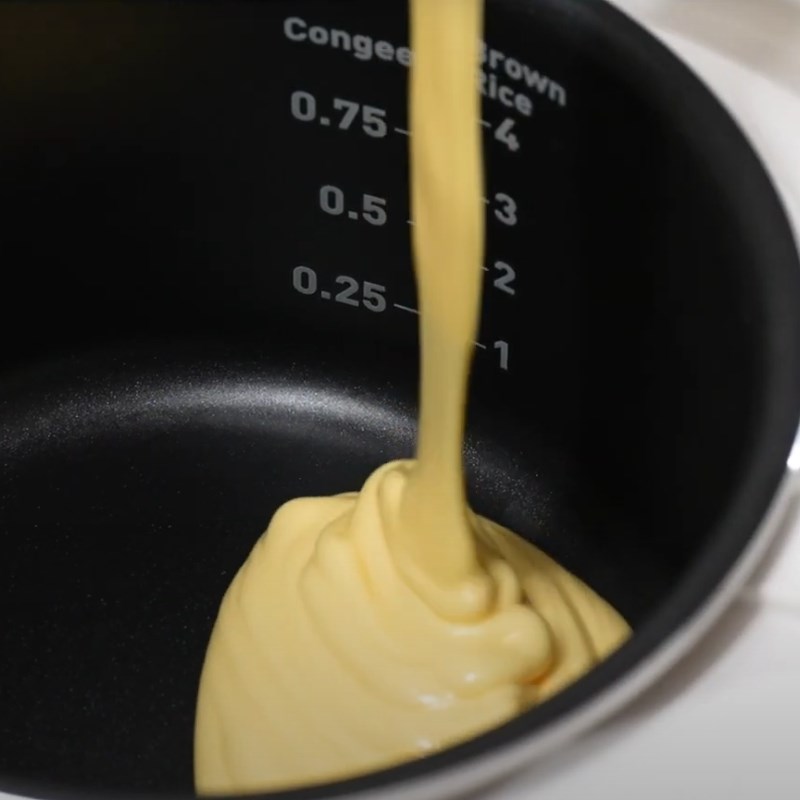 Bước 3 Nướng bánh Bánh bông lan nướng bằng nồi cơm điện tử Tefal