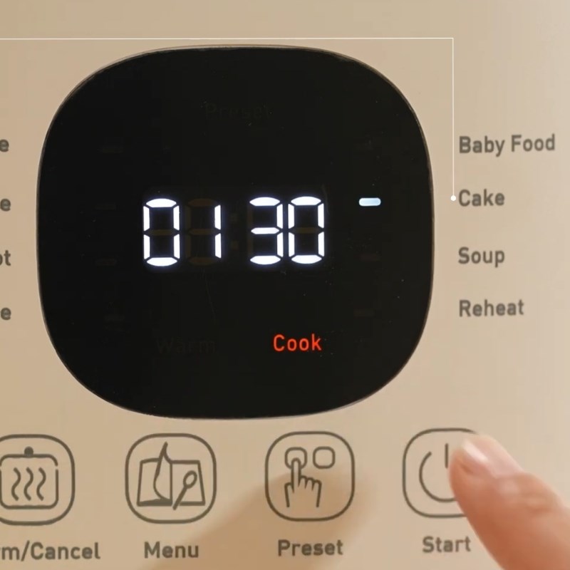 Bước 3 Nướng bánh Bánh bông lan nướng bằng nồi cơm điện tử Tefal