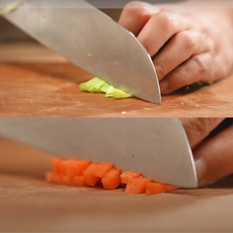 Bước 1 Sơ chế nguyên liệu Cháo em bé bằng nồi cơm điện tử Tefal