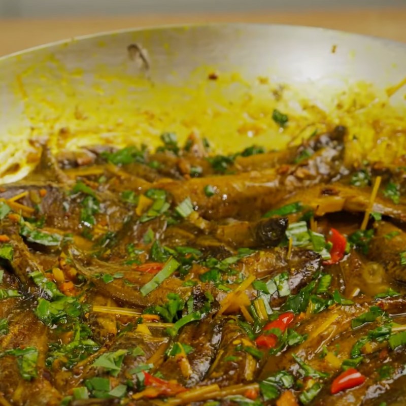 Bước 4 Thành phẩm Cá chạch kho nghệ