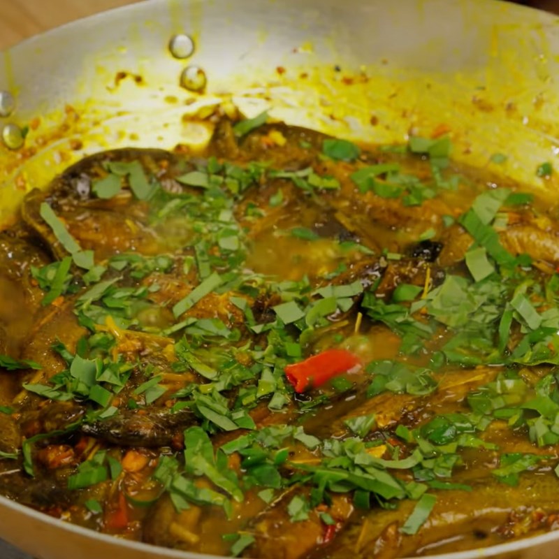 Bước 4 Thành phẩm Cá chạch kho nghệ