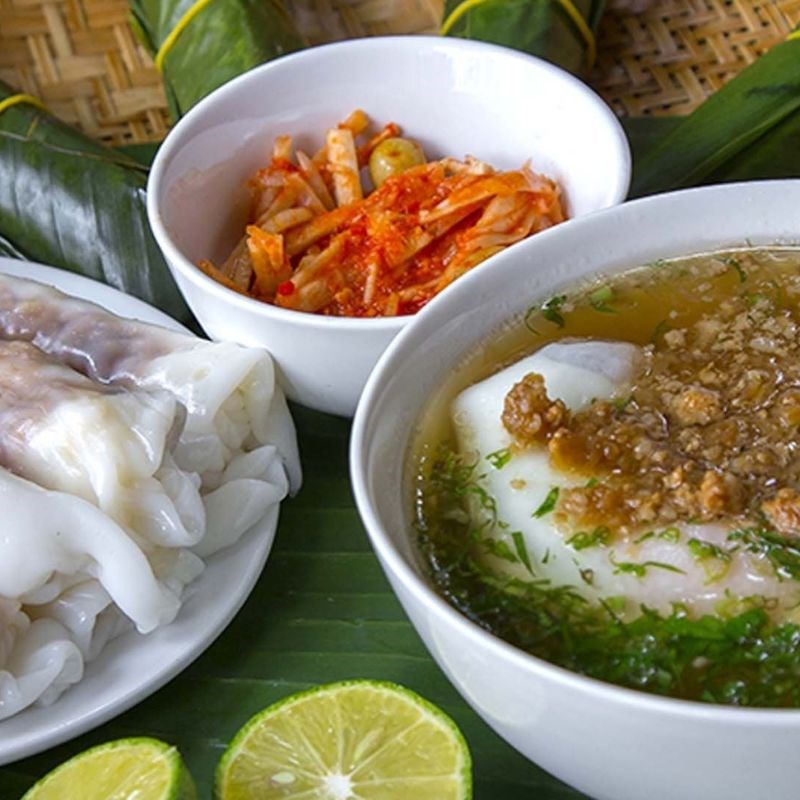 Bước 6 Trình bày và thưởng thức Bánh cuốn Cao Bằng
