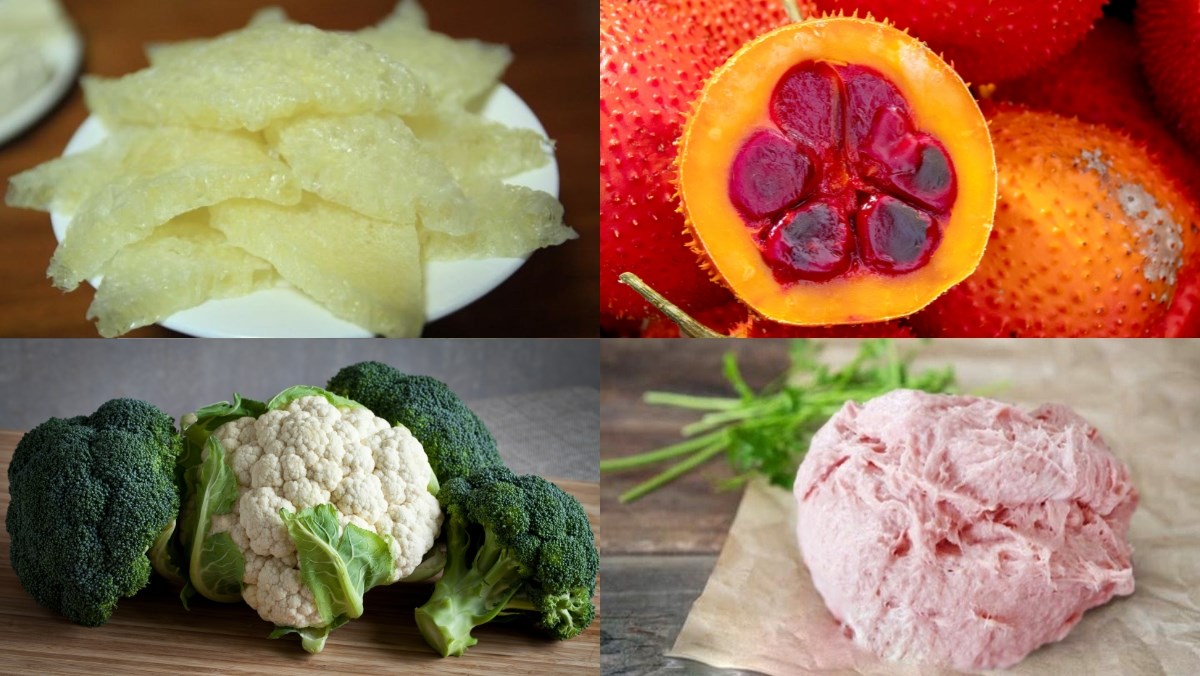 Nguyên liệu món ăn cách nấu canh bóng mọc son