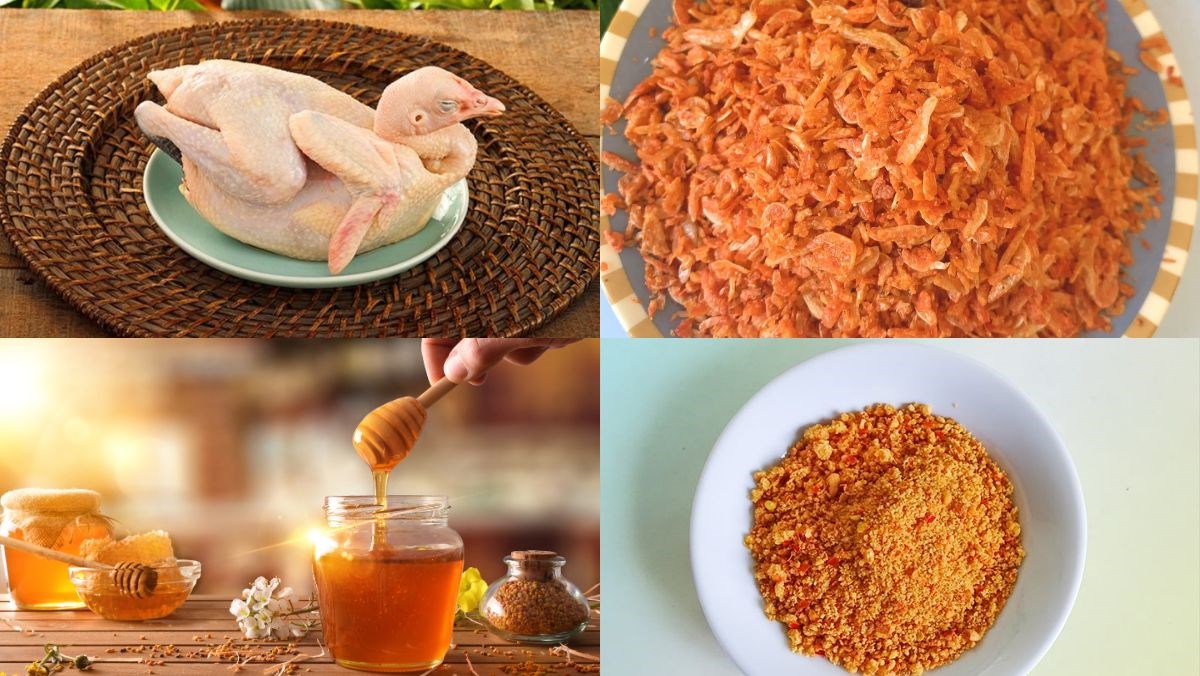 Nguyên liệu món ăn gà tre nướng