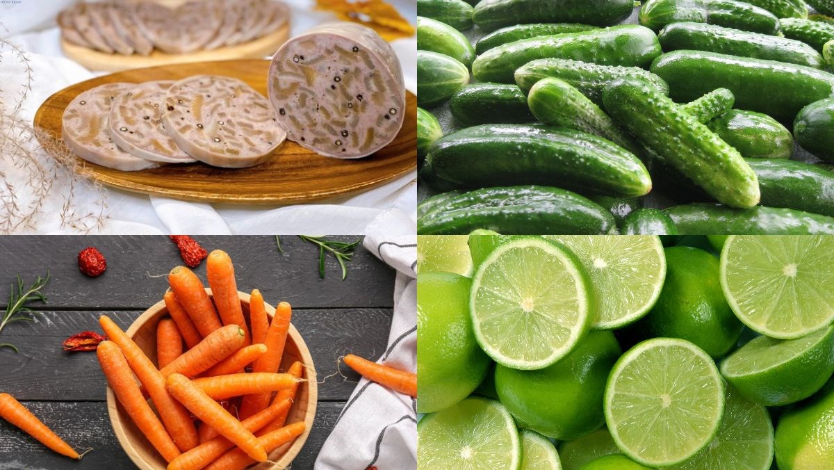 Nguyên liệu món ăn gỏi chả lụa