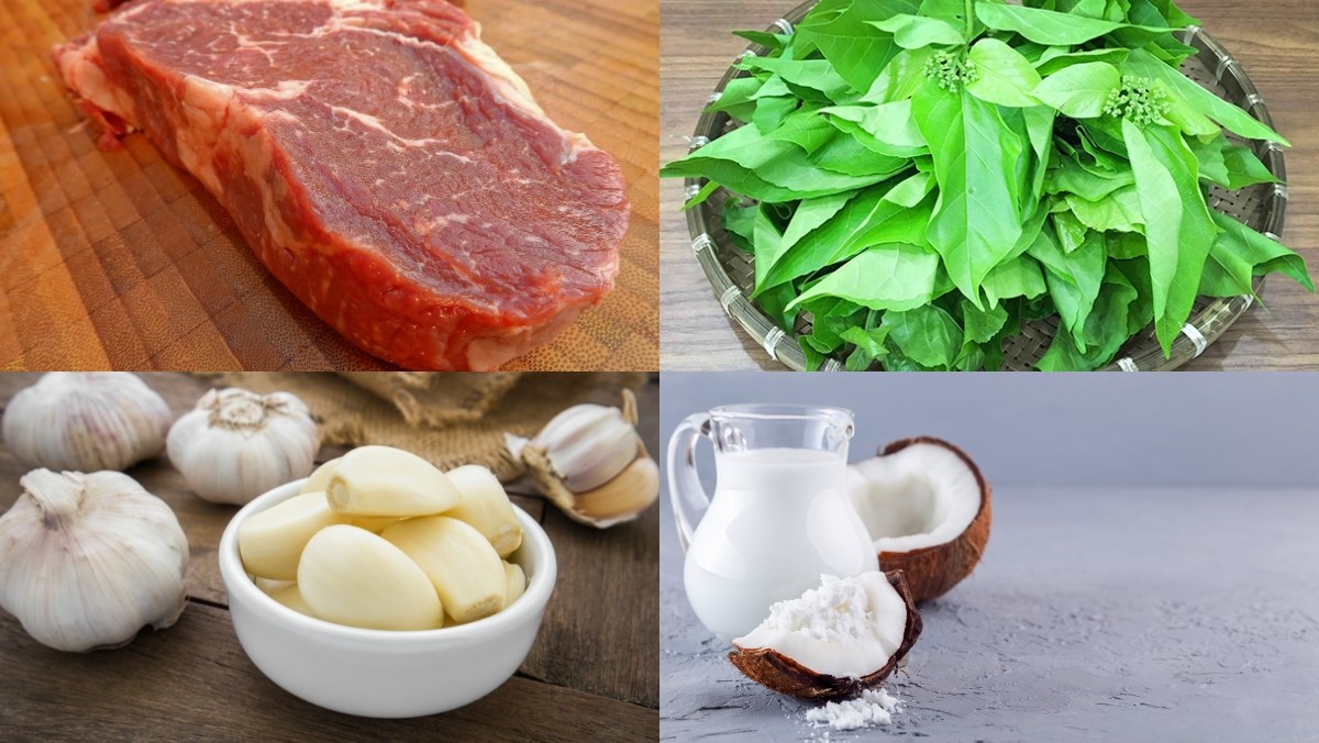 Nguyên liệu món ăn cách làm lá cách xào thịt bò