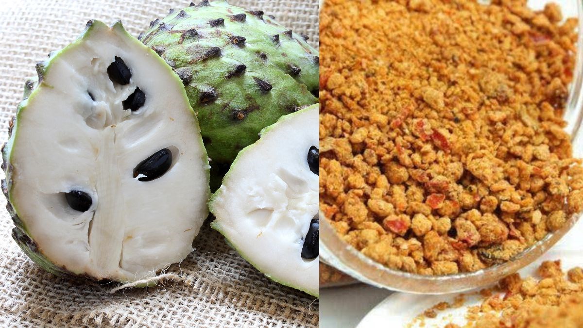 Nguyên liệu món ăn mãng cầu sấy muối ớt